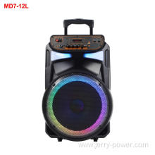 High quality cheap price karaoke trolley speaker microphone MD7-12L
